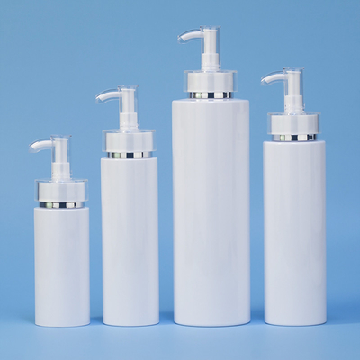 500ml Emas Botol Sampo Plastik Berbentuk Botol Lotion Rambut Shower Gel Cuci Tangan Wadah Kosong Dengan Pompa