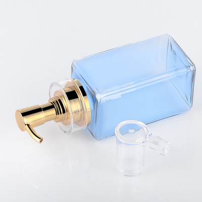 Botol Lotion Kosmetik Hot Stamping Dengan Pompa 61mm Lebar ODM Tersedia