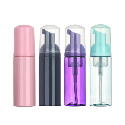 Botol Pompa Busa Hitam 2 Oz Bening 130mm Tinggi 35.5mm Diameter