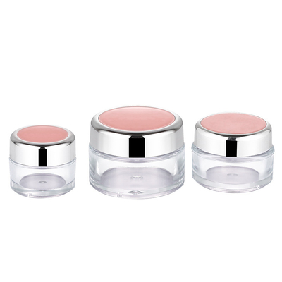 Toples Kemasan Krim Bulat 20g Bahan Akrilik Pencetakan UV Lebar 50mm