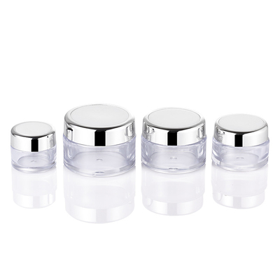Toples Kemasan Krim Bulat 20g Bahan Akrilik Pencetakan UV Lebar 50mm