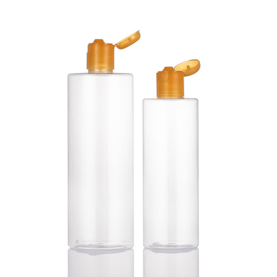 Botol Sekrup Plastik Bentuk Bulat Dengan Tutup 33mm OEM Tersedia