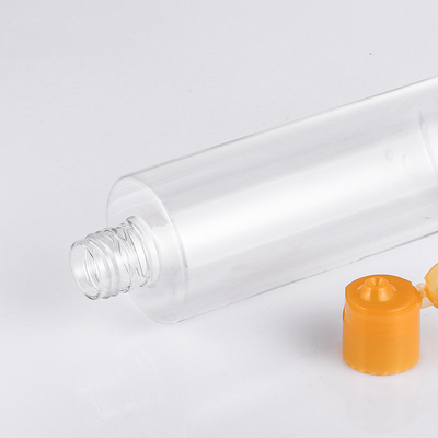 Botol Sekrup Plastik Bentuk Bulat Dengan Tutup 33mm OEM Tersedia