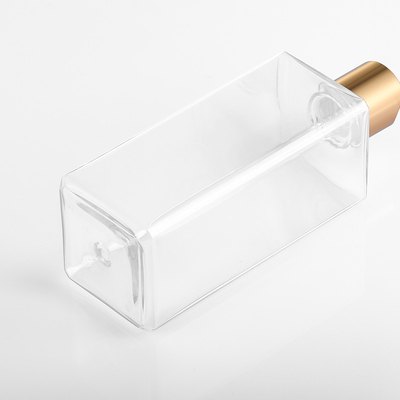 Botol Sekrup Plastik Bening, bahan PETG, lebar 53mm, tinggi 156mm