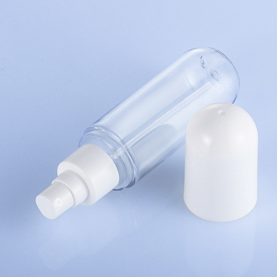 Botol Semprot Kosong PET 100ml Bahan Daur Ulang ODM Tersedia Bentuk Bulat