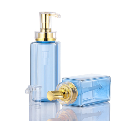 Botol Lotion Kosmetik Pengap, Wadah Pompa Lotion Persegi 15oz