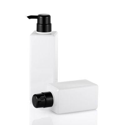 Botol Lotion Kosmetik Kosong 200ml Bentuk Persegi Lebar 61mm Dengan Pompa 42mm