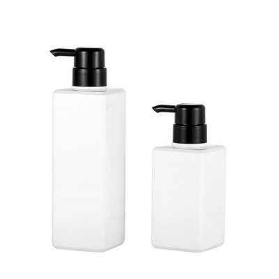 Botol Lotion Kosmetik Kosong 200ml Bentuk Persegi Lebar 61mm Dengan Pompa 42mm