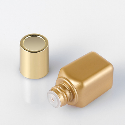 15ml Botol Kosong Perjalanan Set Warna Emas OEM Tersedia Untuk Perawatan Kulit