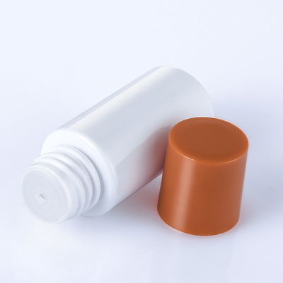 Botol Perjalanan Portabel Bulat Set 20ml Kapasitas Lebar 27mm Dengan Tutup Sekrup