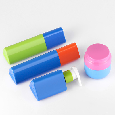 Set Kemasan Kosmetik Screw Cap, Wadah Kosmetik Plastik 150ml 200ml