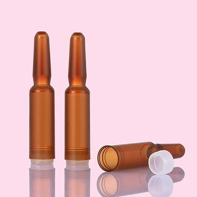 Amber Botol Serum Plastik Amber Untuk Esensi Kosmetik Kapasitas 1ml