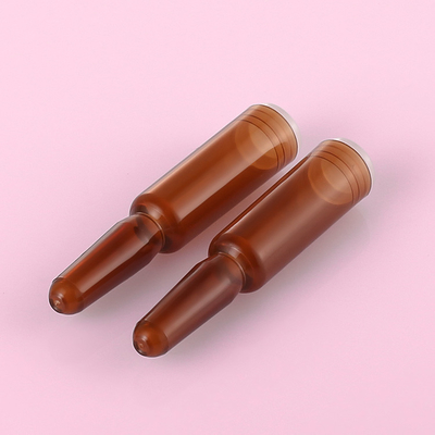 Amber Botol Serum Plastik Amber Untuk Esensi Kosmetik Kapasitas 1ml