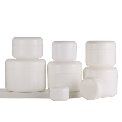 Toples Kemasan Krim Putih Bulat, Krim Tubuh 50g Toples Kosmetik