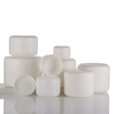 Toples Kemasan Krim Putih Bulat, Krim Tubuh 50g Toples Kosmetik