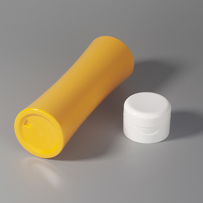500ml Botol Plastik Sekrup Atas Pengap Refillable Reusable Yellow