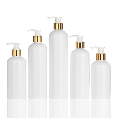 Botol Lotion Kosmetik OEM, Botol Pompa Emas yang Dapat Digunakan Kembali Untuk Krim Tebal