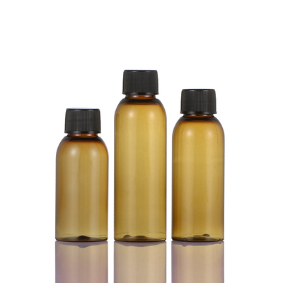 2 Oz Clear Plastic Screw Top Containers Bahan PET Multiaplikasi