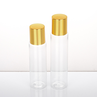 Wadah Kosmetik Plastik Tutup Emas 120ML 150ML Botol Toner Lotion Kosong