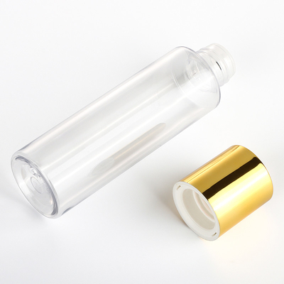 Wadah Kosmetik Plastik Tutup Emas 120ML 150ML Botol Toner Lotion Kosong